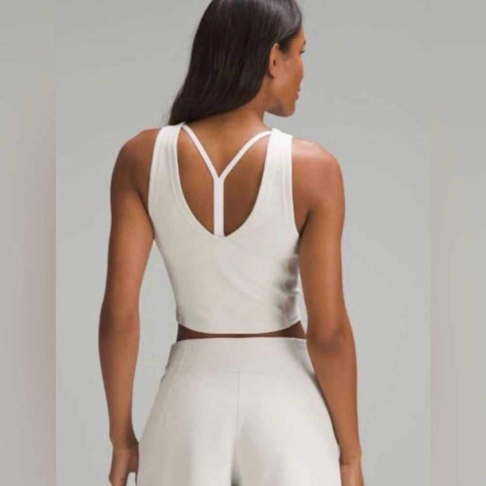 Lululemon Ribbed Softstreme Crop Size 4 - Picture 1 of 5